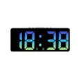 thumbnail image 1 of CCOCC Alarm Clock,Contemporary Digital Clock with Dual Display and Sound Activation,Wall Clock with Customizable Brightness for Bedrooms and Workspaces, 1 of 4