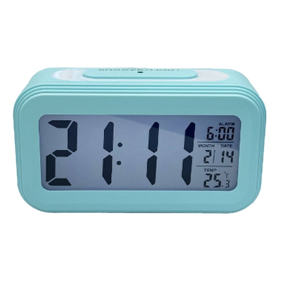CCOCC Alarm Clock,Dual Power Supply Digital Clock,Space-Saving Bedside ...