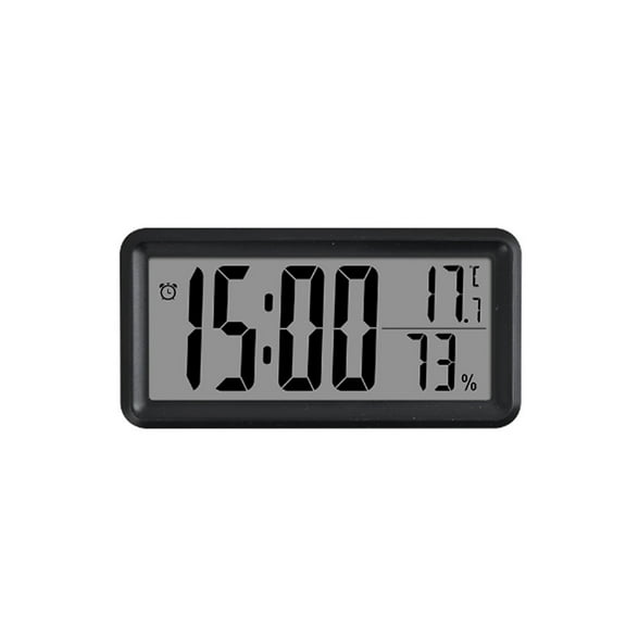 CCOCC Alarm Clock,High-Definition Digital Clock with Sharp LCD Display,Adjustable Bedside Clock with 12/24 Hour Modes,Silent Alarm Clock for Study and Work