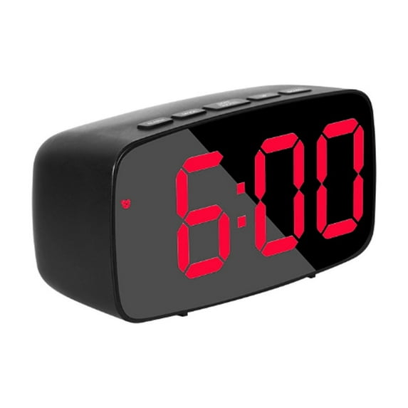 CCOCC Alarm Clock,LED Display Digital Clock for Easy Nighttime Viewing,Innovative Space-Saving Bedside Clock,Silent Alarm Clock for a Calm Wake-Up