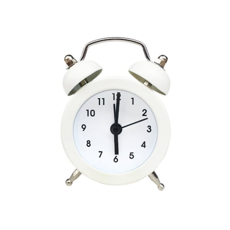CCOCC Alarm Clock,Retro Double Bell Alarm Clock,Stylish Table Clock,Compact Alarm Clock with Silent Mechanism