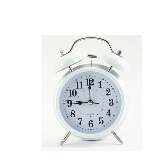CCOCC Alarm Clock,Stylish Retro Double Bell Alarm Clock for Bedrooms,Classic Table Clock with Silent Quartz Movement