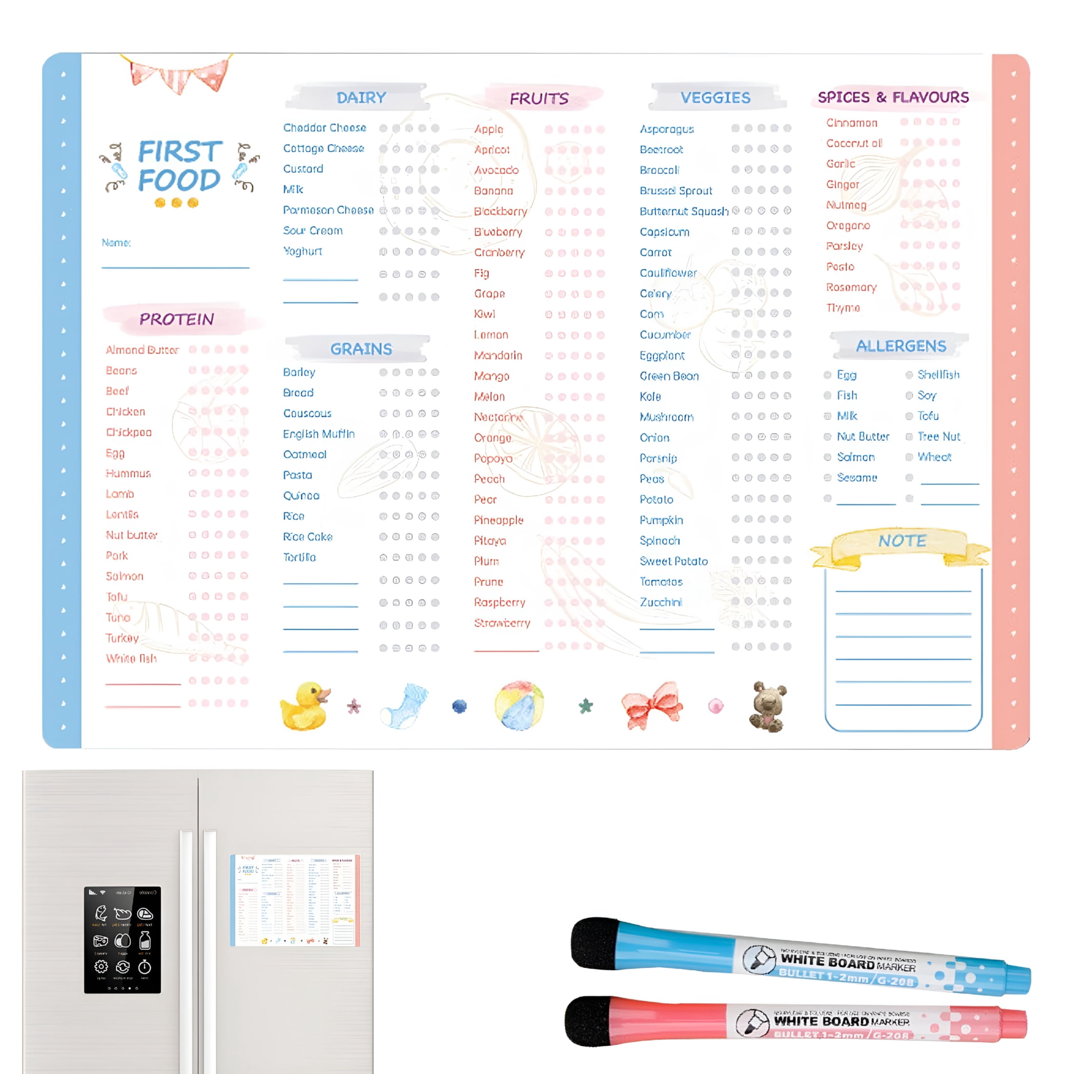 Toddler Feeding Chart Printable