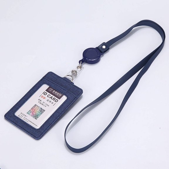 CCOCC Badge Holder,Precision Stitching Card Holder,Handcrafted Edges Reliable Card Holder Id Card Holder,Dark Blue