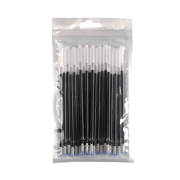 CCOCC Beadable Pen Refills,Retractable Pen Refills,Replacement Ballpoint Ink Pen Refills,Ball Point Pen Refills For Journal Writing,Click Ball Point Pens Office Supplies,20Pcs,10Ml,0.5mm,Black