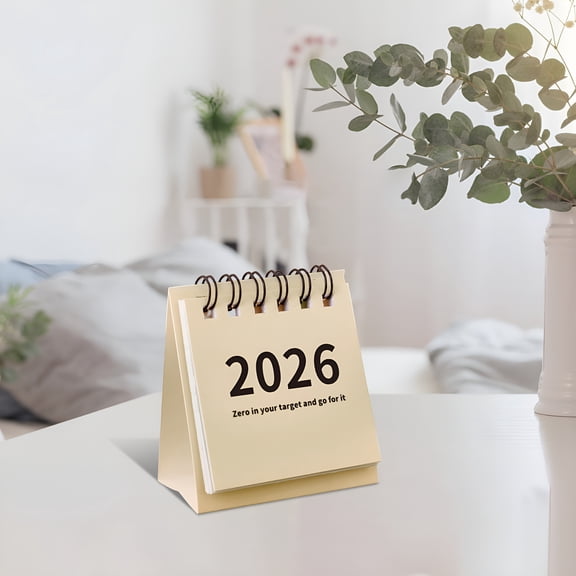 CCOCC Beautiful 2026 Calendar,Desk Calendar 2026-2027,Pocket Calendar,Large Office Wall Calendar for Easy,Gifts for Kids Women Men