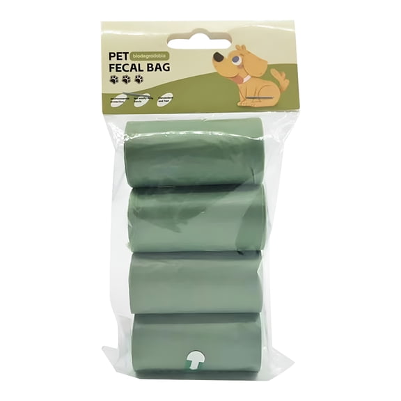 CCOCC Biodegradable Pet Poop Bags,Corn Starch Eco Friendly Waste Bags,Biodegradable Poop Bags,Double Layer Odor Blocking Pickup Bags for Dog/Cat Waste