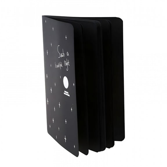 CCOCC Black Paper Sketchbook Notebook, 60 Pages Graffiti Art Journal for Drawing, Painting & Creativity, Unique Art Project Diary