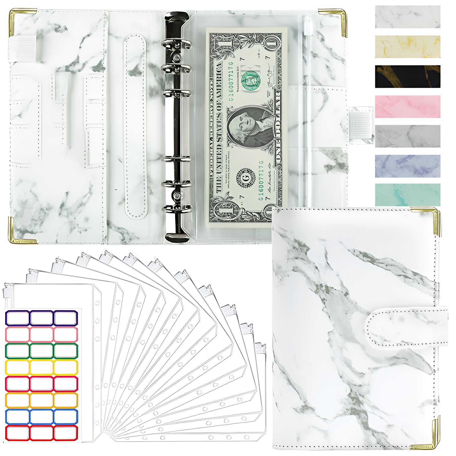 CCOCC Budget Binder,Card Layout and Banknote Organizer Budget Binder ...