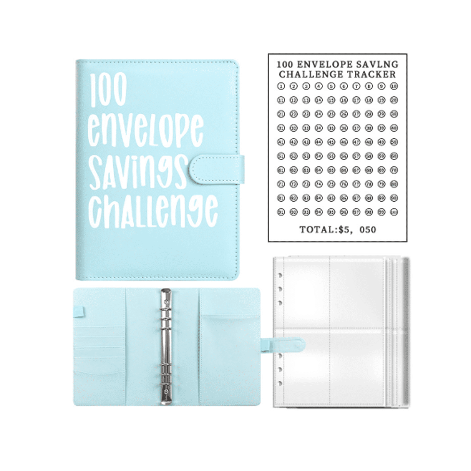 CCOCC Budget Planner Support 180° Flat Design Weekly Planner Write ...
