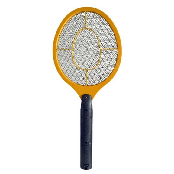 CCOCC Bug Zapper Racket,Battery-Powered Electric Fly Swatter Racket,Mosquito Swatter Electric Fly Swatter,Yellow