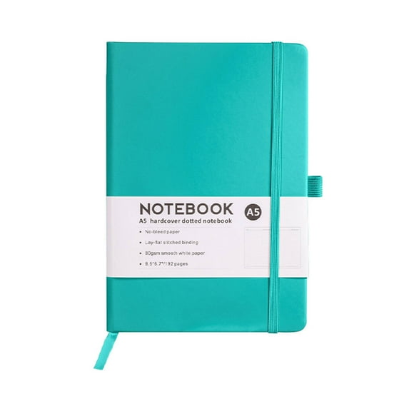 CCOCC Bullet Journal,Sleek PU Leather Daily Planner,Organized Efficient Weekly Planner,Versatile Calendar Book with Bookmark and Pen Slot