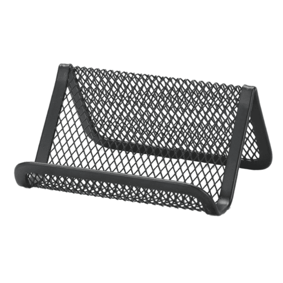 CCOCC Business Card Holder,Multi-Functional Design Business Card Organizer,Stable Support Business Card Holder Desk,Black