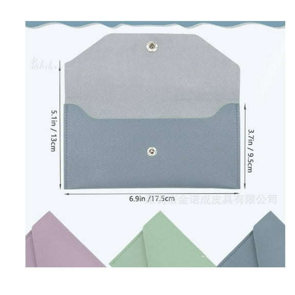 CCOCC Cash Envelope Wallet,Convenient Cash Envelopes for Budgeting,PU Leather Cash Wallet,17.5*9cm