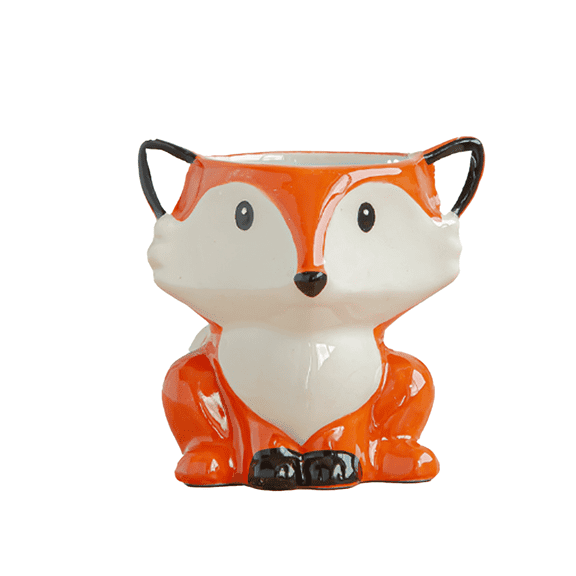 CCOCC Ceramic Planter,Handcrafted Ceramic Pots for Plants,Versatile and Functional Planters for Indoor Plants,Fox