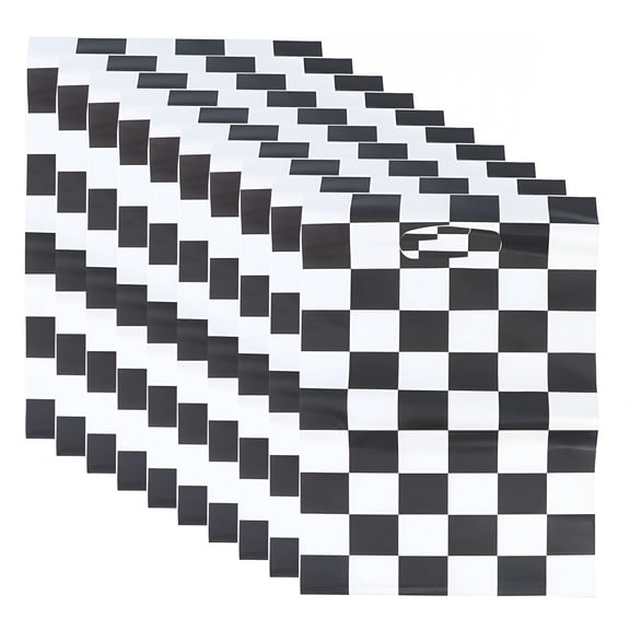 CCOCC Checkered Bags 50pcs Race Car Themed Candy Bags