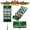 thumbnail image 1 of CCOCC Christmas Cash Gift Envelope,Christmas Money Holders for Cash Gifts with 10 Slots,Surprise Diy Holiday Envelopes(10,Green), 1 of 7