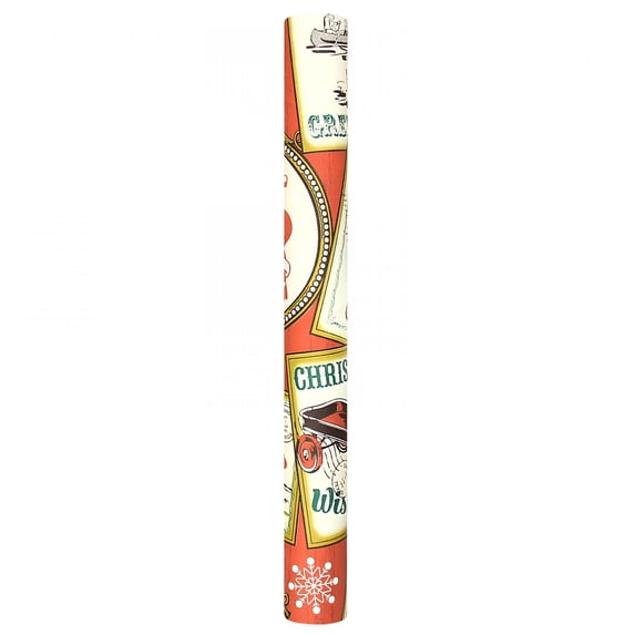 CCOCC Christmas Wrapping Paper Jumbo Rolls Xmas Gifts Packing Supplies Vintage Christmas Wrapping Papers 70Cmx50Cm Gifts Wrap Paper