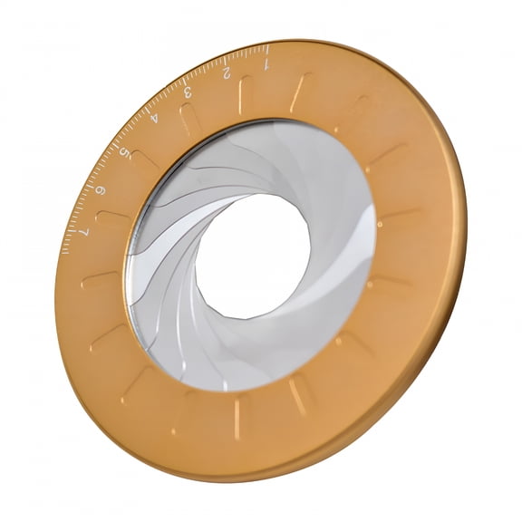 CCOCC Circle Drawing Maker Adjustable Circle Template Measuring & Drawing Ruler Aluminum Alloy + Stainless Drafting Ruler Measurement Tool For Circles