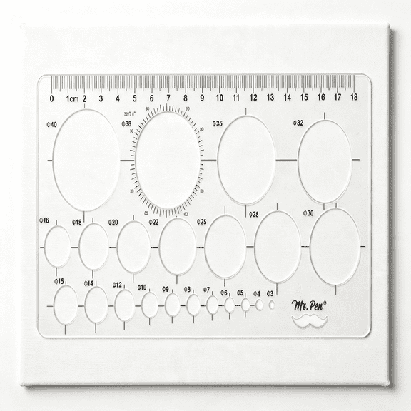 CCOCC - Circle Template,Circle Stencil,Geometric Drawing Circle Template Circle Template for Drawing Stencils,Geometric Stencils