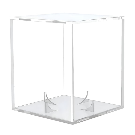 CCOCC Clear Basketball Display Case Acrylic Football Basketball Storage Clear Box Sports Baseball Holder Container with Stand
