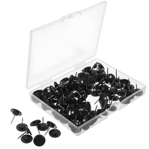 CCOCC Clear Thumb Tacks 100Pack for Wall Decoration in Homes