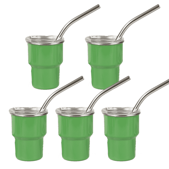 CCOCC Coffee Tumbler,Leak-Proof Portable Travel Coffee Mug,Bamboo Ergonomic Smoothie Cup,Double-Wall Insulated Cups for All Drinks,Green