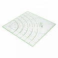 thumbnail image 1 of CCOCC Color Sewing Ruler Acrylic Quilting Ruler Fabric Ruler Large Circle Template Circle Cutter Ruler, 1 of 6