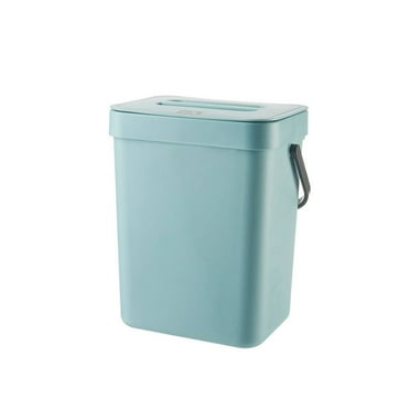 CCOCC Compost Bin Kitchen,No-Hole Design Kitchen Composter,Odor Prevention Countertop Compost Bin,Blue,3L
