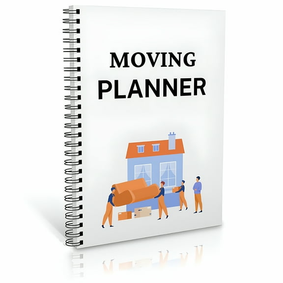 CCOCC Comprehensive Moving Planner Organizer Notebook, Spiral Bound