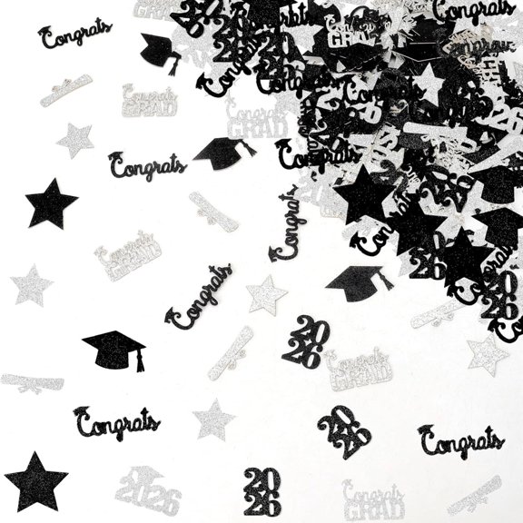 CCOCC Congrats Grad Confetti 2026-Pack of 100 | Graduation Confetti 2026,Graduation Decorations 2026,Grad Confetti Class of 2026,2026 Graduation Decorations