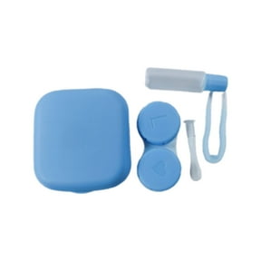 CCOCC Contact Lens Case,Lens Case Contact Cases,Protective Design Convenient Carry Contact Lens Storage Supplies,Blue