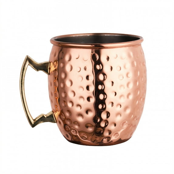 ACDANC Copper Cups,Stainless Steel Construction Mule Mugs,Rust Resistant Design Gold Cups,60ml