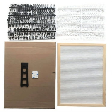 CCOCC Cork Board,Large Design Letter Board,Easy Customization Wall Pack,White,30*40cm