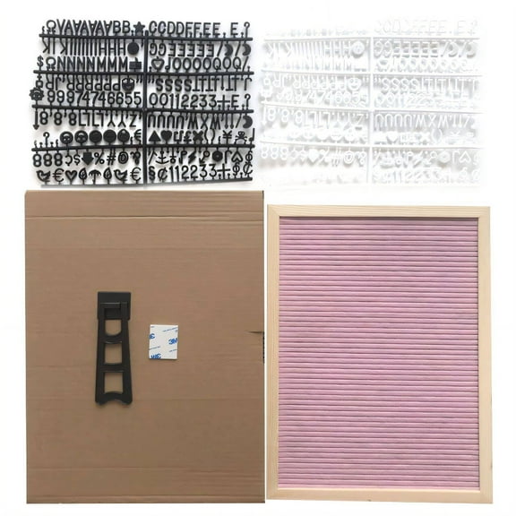 CCOCC Cork Board,Large Letters Letter Board,Custom Setup Wall Pack,Pink,30*40cm