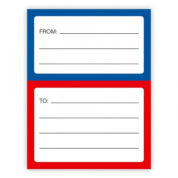 CCOCC Custom Address Labels, 50 Sheets Personalized Mailing Stickers for Envelopes, Self-Adhesive To and From Tags for Shipping