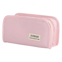 CCOCC Cute Pencil Case,Color Match Pencil Bag,Mild Texture Pencil Case,8.7"X3"X4.4",Style1