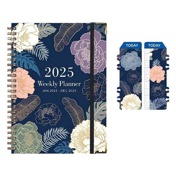 CCOCC Daily Planner 2025,Monthly Tabs Design Agenda 2025,Quick Month Access Monthly Planner 2025,Style2,A5