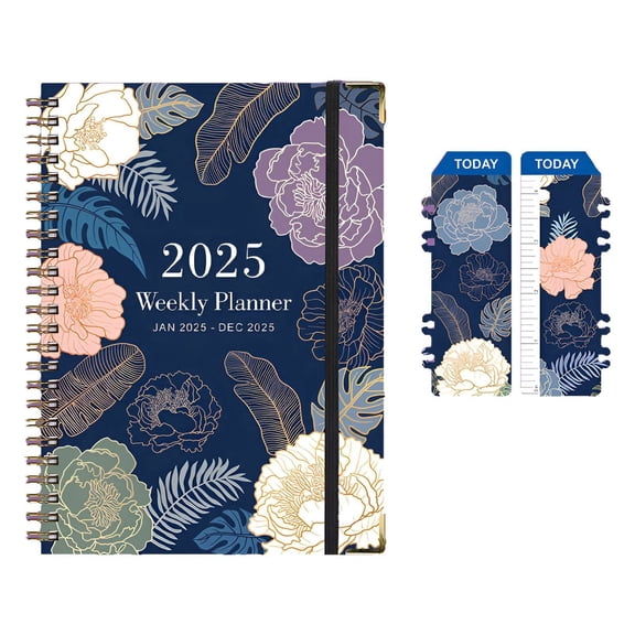 CCOCC Daily Planner 2025,Monthly Tabs Design Agenda 2025,Quick Month Access Monthly Planner 2025,Style2,A5 for Office, School, Home, Business, Goal Setting, Time Management