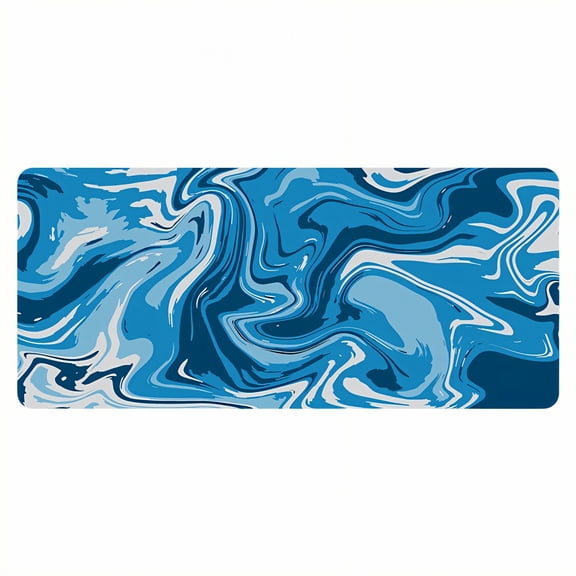 CCOCC Desk Mat,Eco Rubber Fabric xl Mouse Pad,Well-Spaced Stitching Gaming Mouse Pad,Style1,11.8"x31.5"