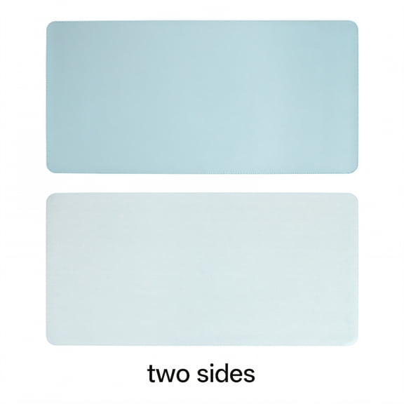 CCOCC Desk Mat,Scratch-Proof Finish xl Mouse Pad,Single Panel Leather Gaming Mouse Pad,Blue2,11.8"x23.6"