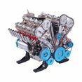 thumbnail image 1 of CCOCC Desktop Decor V8 Engine Sculpture Mini Engine Build Kit Resin Artwork Timeless Collectible Model Engine Kit for Adults,Style2, 1 of 4