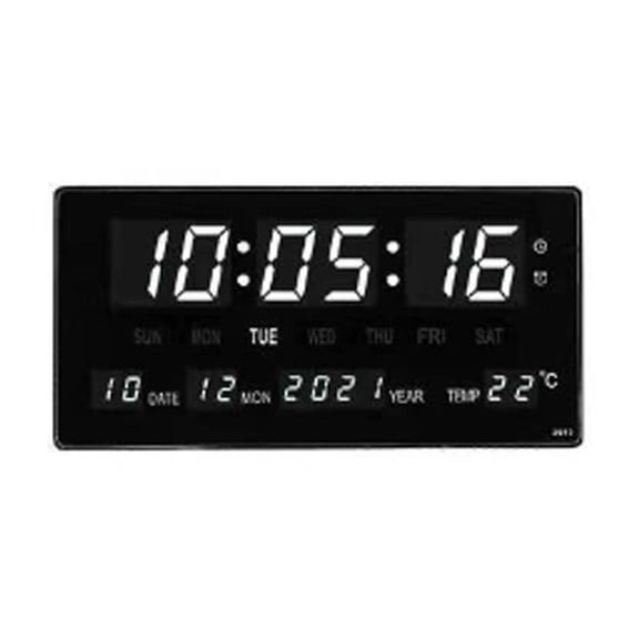 CCOCC Digital Clock,User-Friendly Digital Calendar,Stylish Digital Wall Clock,Silent Night Mode Digital Clock
