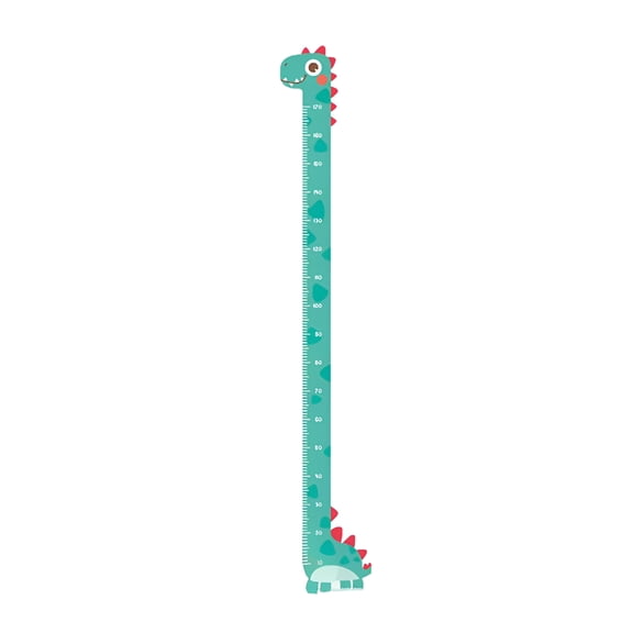 CCOCC Dinosaur Height Chart Wall Decal Removable Growth Measurement Ruler for Kids Measuring Tools Length Growth Chart for Wall 195Cm/76Inch