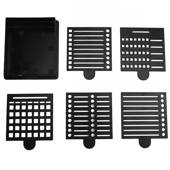 CCOCC Dispenser with Sticky Note Stencil,for 3x3 Inch Self-Sticky Notepad Maker Holder Clip Template