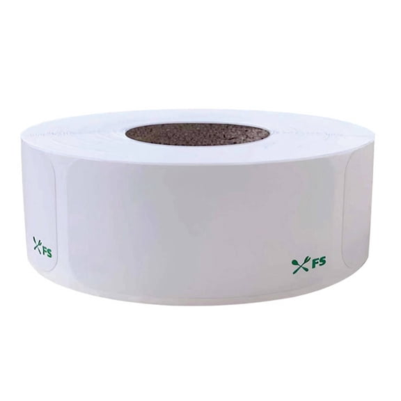 CCOCC Dissolvable Food Labels,Frozen Foods Food Labels,Oil-Resistant Design Labels for Food Containers,White-1