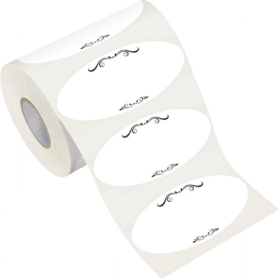 CCOCC Dissolvable Mason Jar Labels for Pantry Organization, Multi-Purpose Kitchen Container Stickers