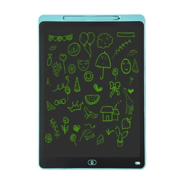 CCOCC Doodle Board Ultra-Lightweight Drawing Board Reinforced Body One-Second Screen Clear Drawing Tablet,Light Blue