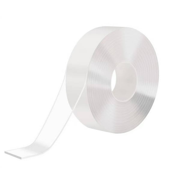 CCOCC Double Sided Tape,Tearable Design Double Sided Tape Heavy Duty,White Paper Material High Viscosity Strong Double Sided Tape Heavy Duty Double Sided Tape,White 1