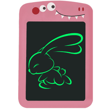 CCOCC Drawing Tablet with Screen Pressure Sensitivity Lcd Writing Tablet One-Second Screen Clear Unique Appearance Drawing Board,Pink